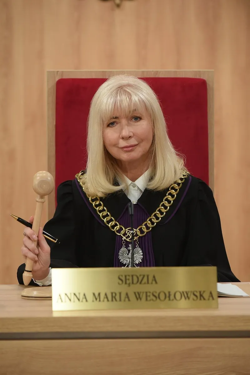 Sędzia Anna Maria Wesołowska – plagát