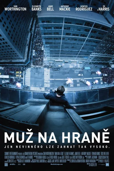 Muž na hrane